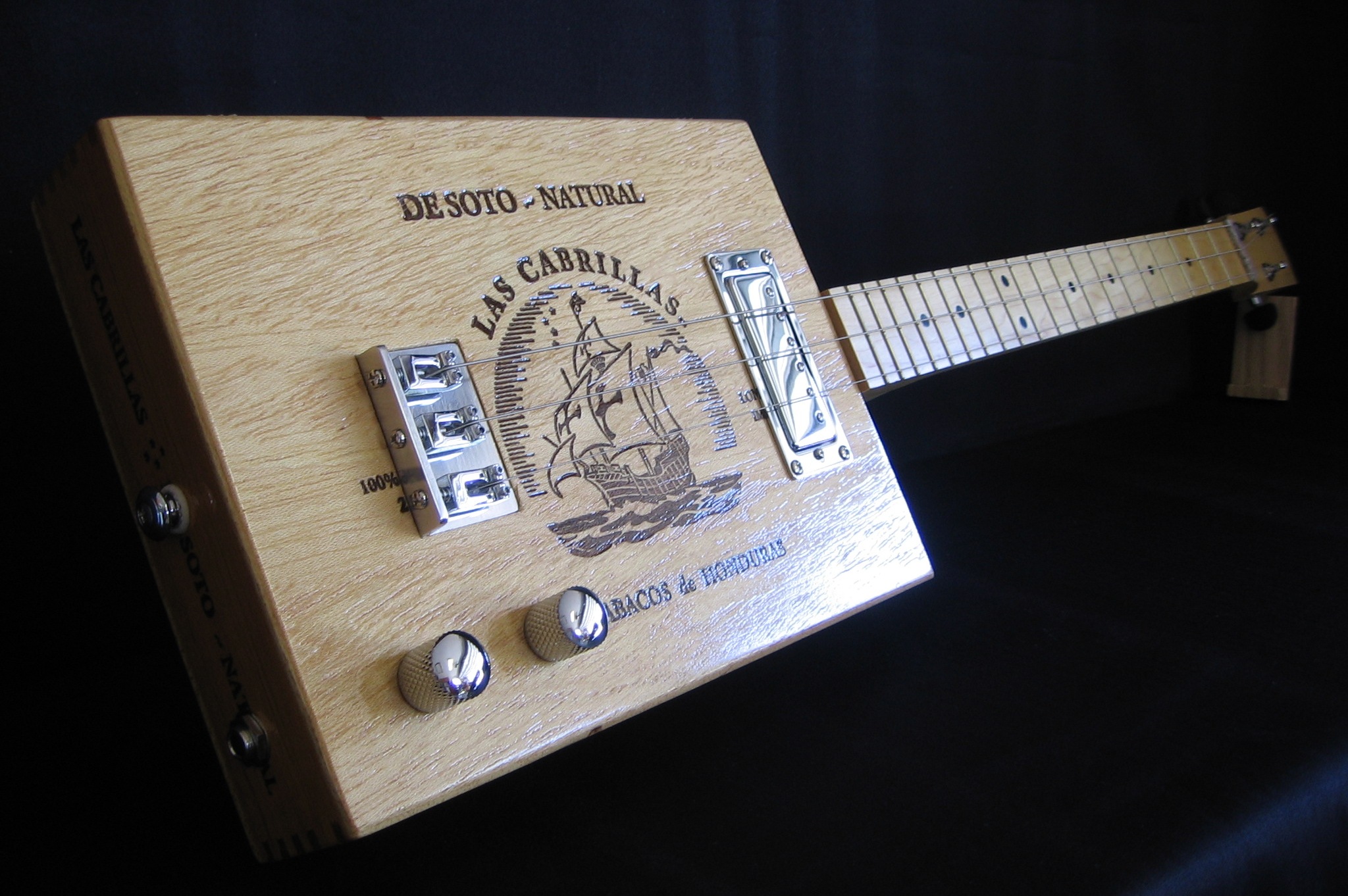 Las Cabrillas Cigar Box Guitar