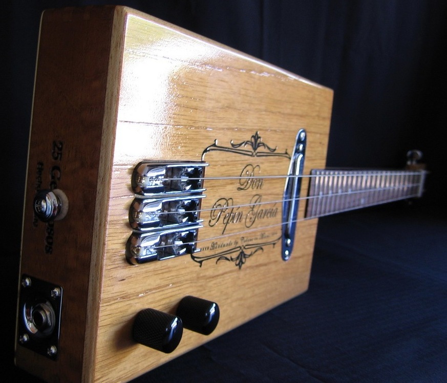 Don Pepin Garcia cigar box guitar