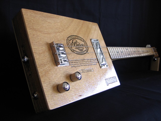 Padron 3-string cigar box guitar