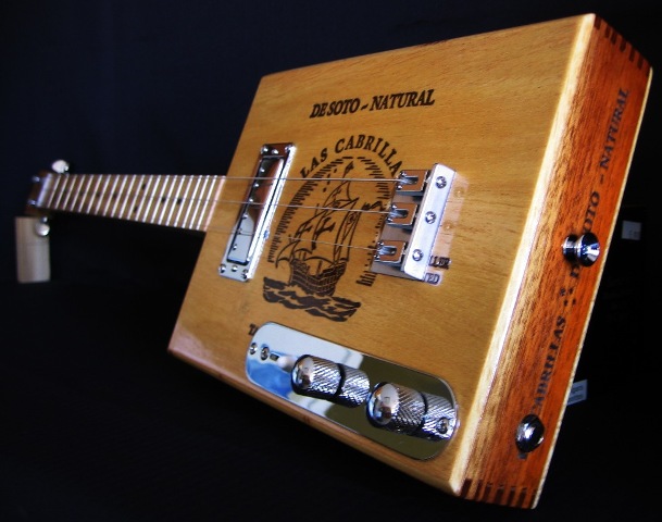 Las Cabrillas cigar box guitar