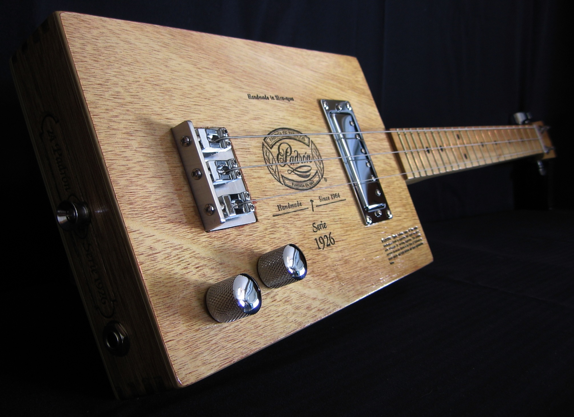 Padron cigar box guitar