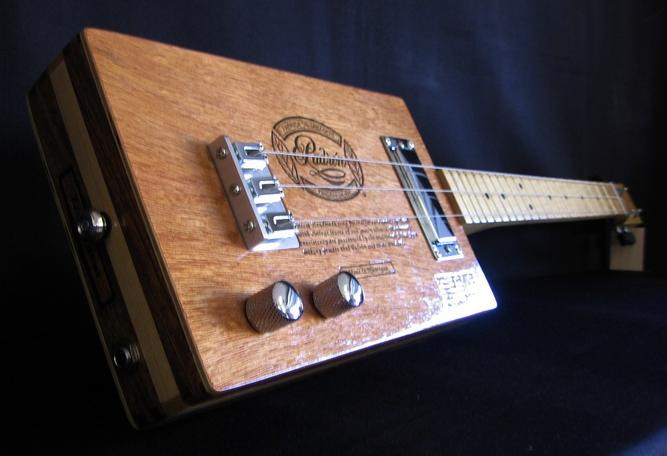 Padron 3-string cigar box guitar