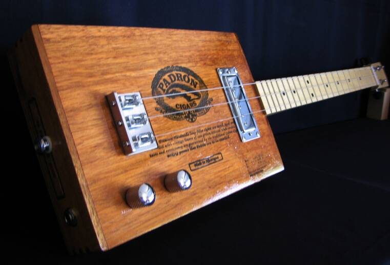 Padron cigar box guitar