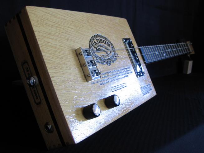 Padron 3-string cigar box guitar